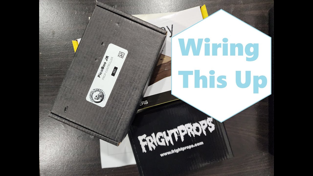 FrightProps PicoBoo Jr + AC Relay wiring with motion sensor