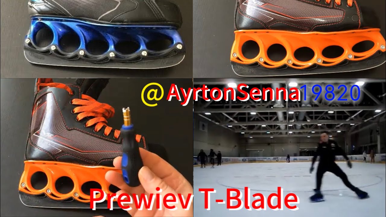 Обзор необычных хоккейных коньков для фристайла Prewiev skates t blade Bauer Nexus Vapor V 76 F1 1