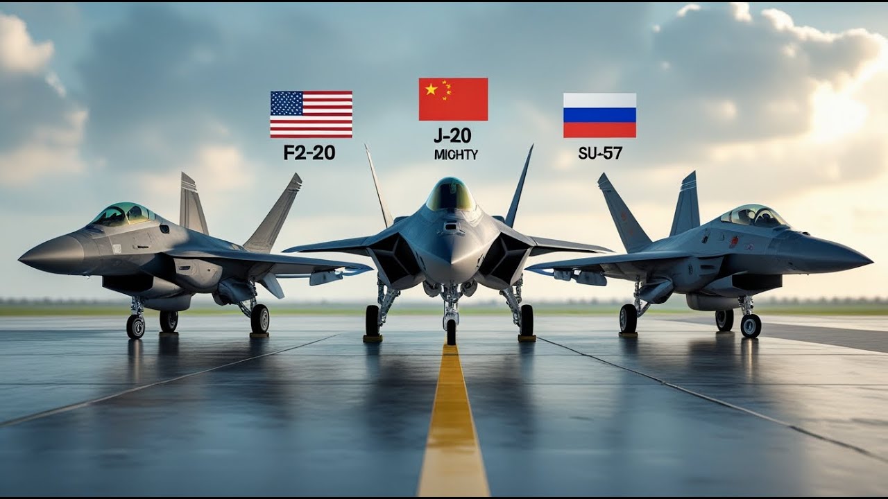 F-22 против J-20 и Су-57: главное сражение истребителей пятого поколения
