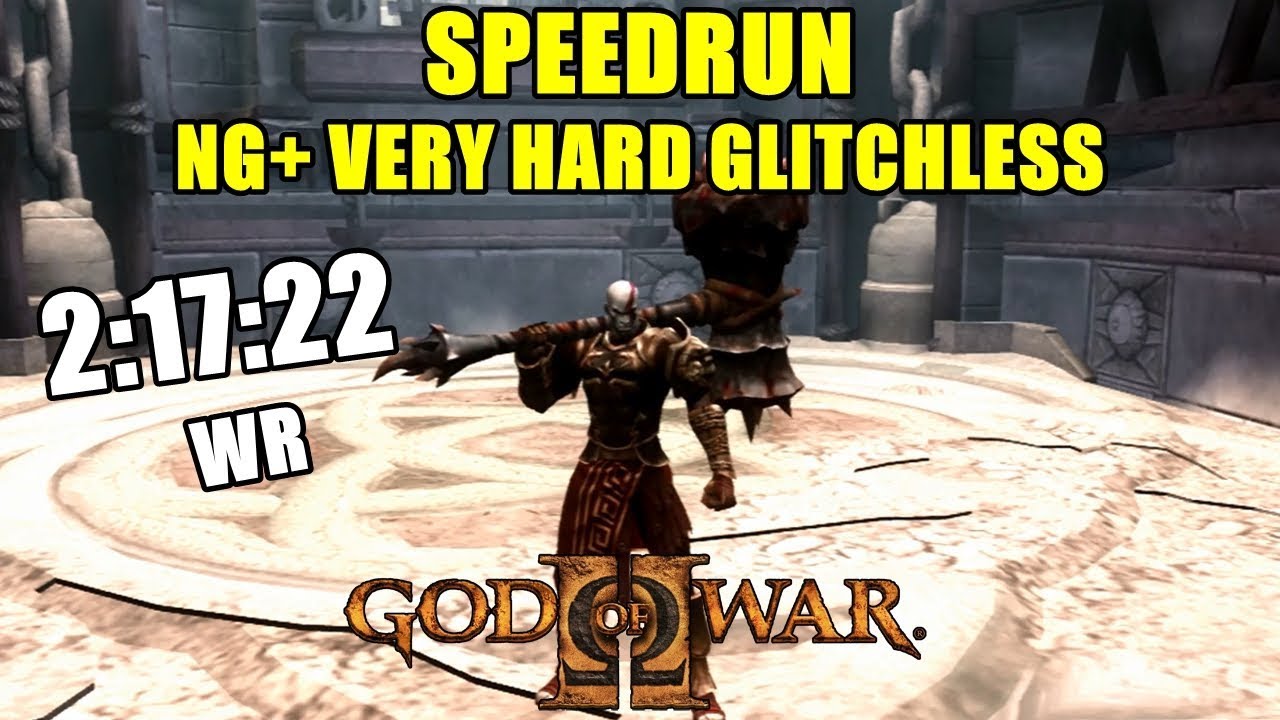 GOD OF WAR 2 SPEEDRUN NG+ VERY HARD GLITCHLESS WR 2:17:22