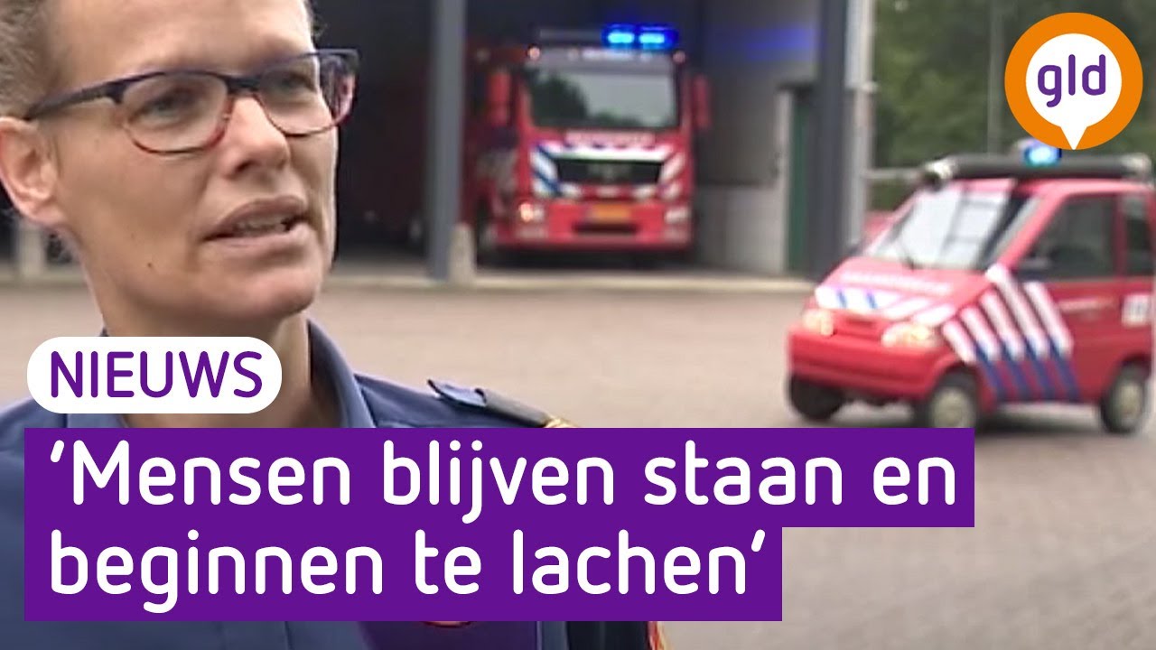 De bijzondere brandweerwagen van de brandweer in Vorden