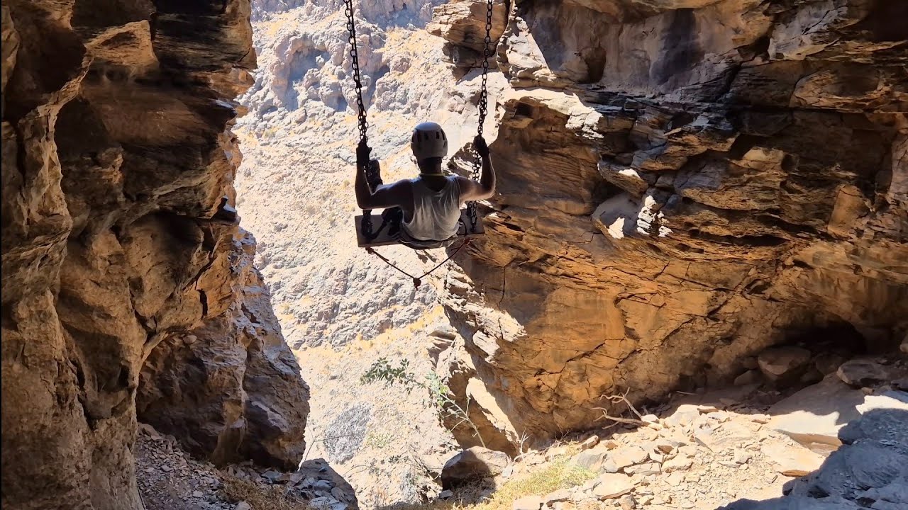 Via Ferrata Amor y Odio (inversa en descenso) (Bahia Feliz, Gran Canaria) 
