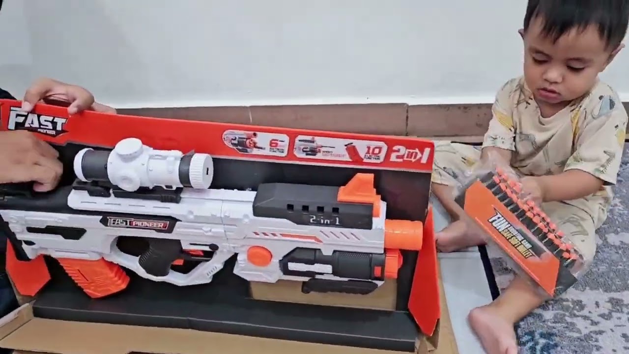 Unboxing Fast Pioneer - 2IN1 Electric & Manual Strike Force Blaster