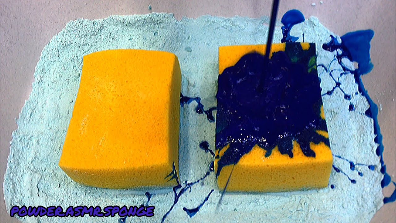 Ty-d-Bol thick paste 💙☁️🤍 Asmr squeezing sponge. Make paste