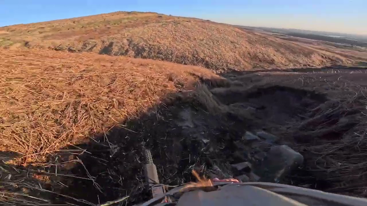 Unique moorland mtb in golden hour. #mtb #goldenhour #gopro #pov #enduro #emtb #viralvideo