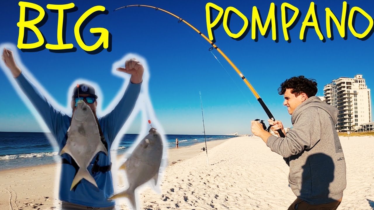 SURF FISHING **BIG POMPANO** TIPS and TRICKS To HELP CATCH MORE BEACH FISH