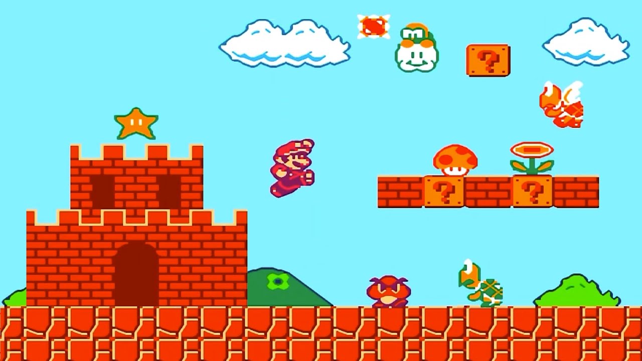 Super Mario Bros HD: New Colorful Version Part 1