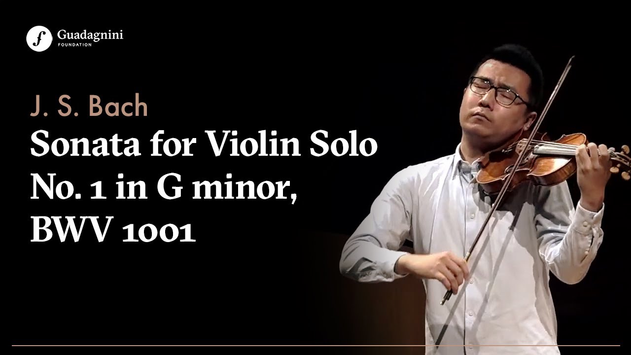 Yunfei Bai plays J. S. Bach -  Sonata for Violin Solo Nr. 1 in G minor, BWV 1001