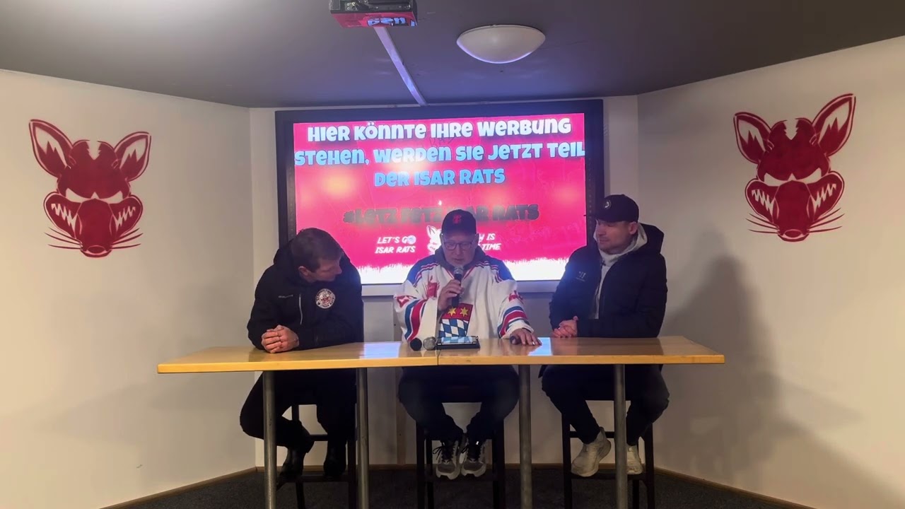 Pressekonferenz: Isar Rats vs. ESV Buchloe 3.11.24