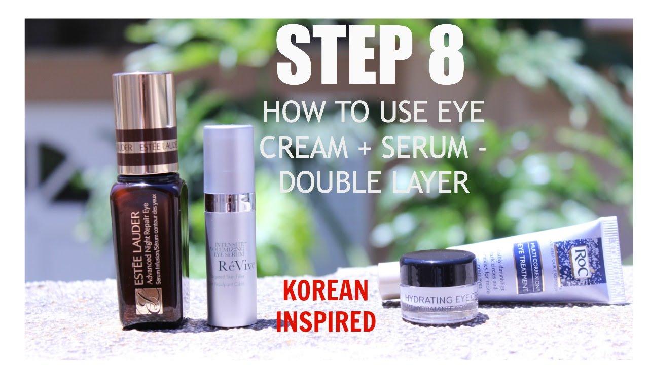 SKIN STEP 8 Eye Cream + Double Layer Korean Inspired Video I ByBare