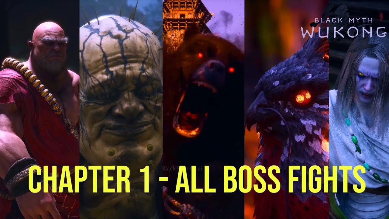 Black Myth Wukong: Chapter 1 | All Boss Fights | CasualPlay [New Game Plus] [Full Game]
