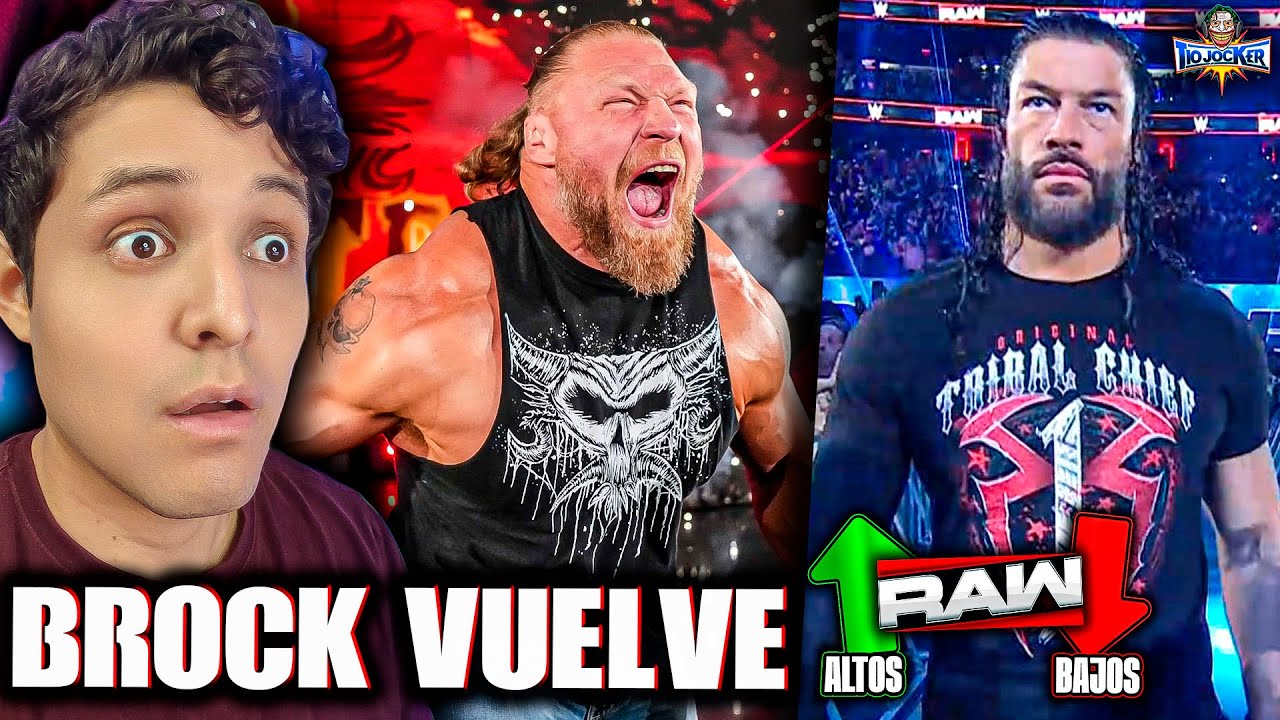 BROCK y ROMAN REGRESAN 😱 WAR GAMES SE DEFINE!! &Uacute;LTIMO RAW DE CENA FUE INTENSO - ALTOS y BAJOS RAW