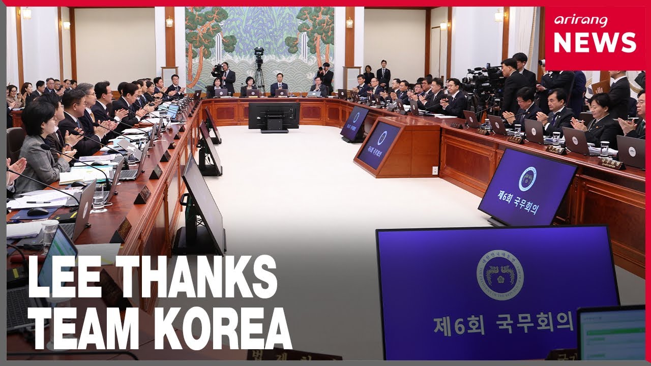 President Lee applauds Team Korea after Milan-Cortina Olympics