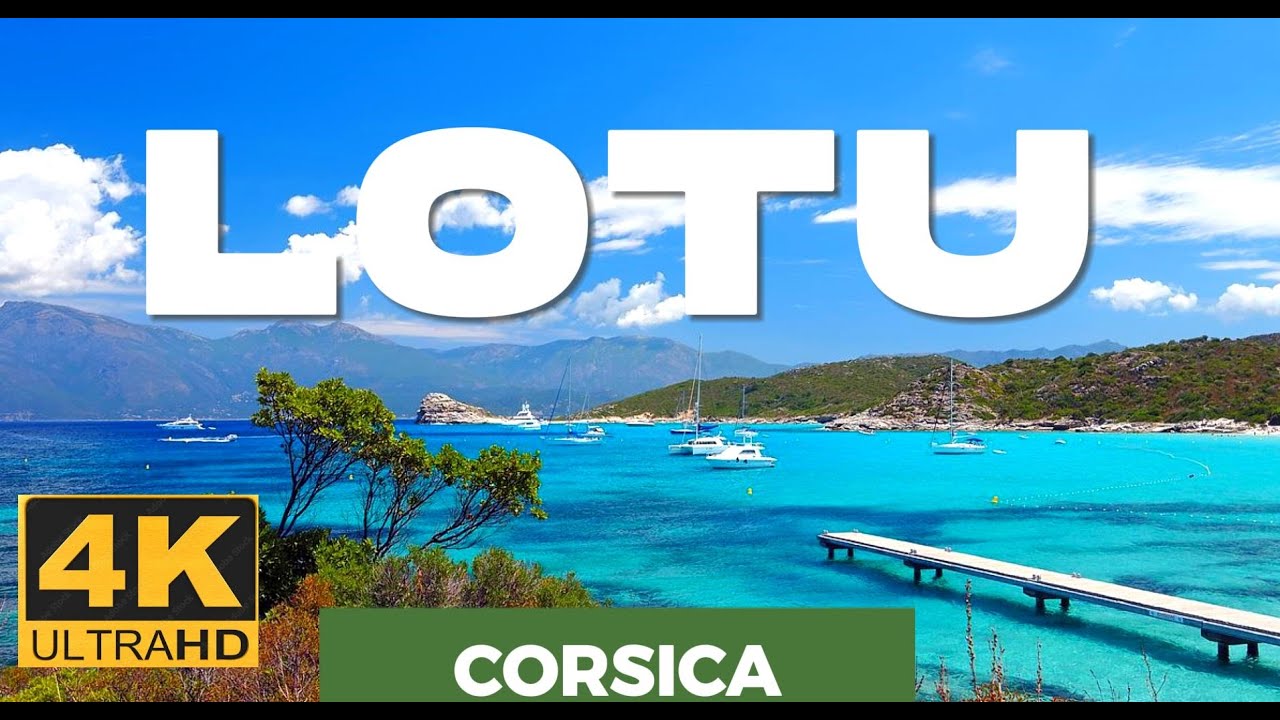 ⛱️CORSICA(Corse) - LOTU Beach 🚤⛱🏝 4K | Drone