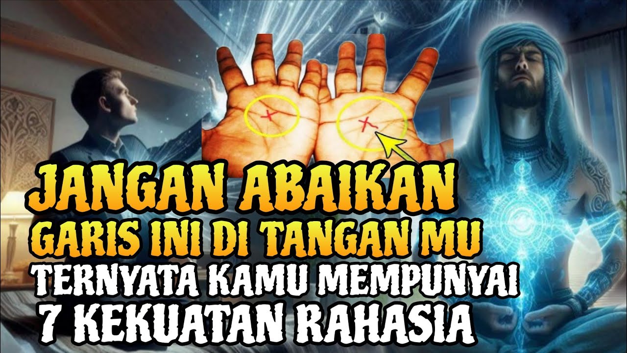 7 Kekuatan Gaib dari Garis Tangan Bulan Sabit❗Rahasia Tersembunyi di Telapak Tanganmu