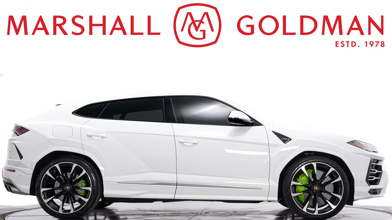 2021 Lamborghini Urus in Bianco Monocerus over Nero Ade interior for sale