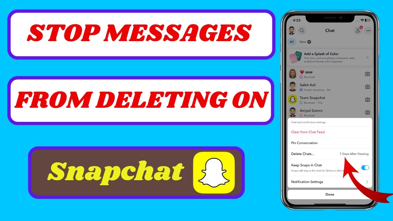 How to Stop Snapchat from Deleting Messages After 24 Hours on iPhone | Easy Step-by-Step Guide!