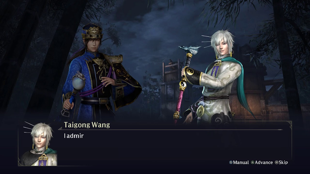 Warriors Orochi 4 - Camp Lines - Taigong Wang