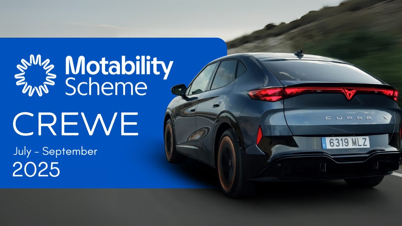 Motability Cars Available in Crewe | July-September 2025
