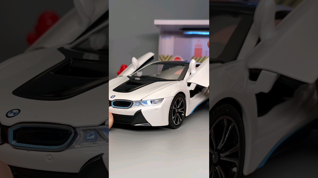 Mininature new BMW I8 diecast model car #modelcars #cars #diecast
