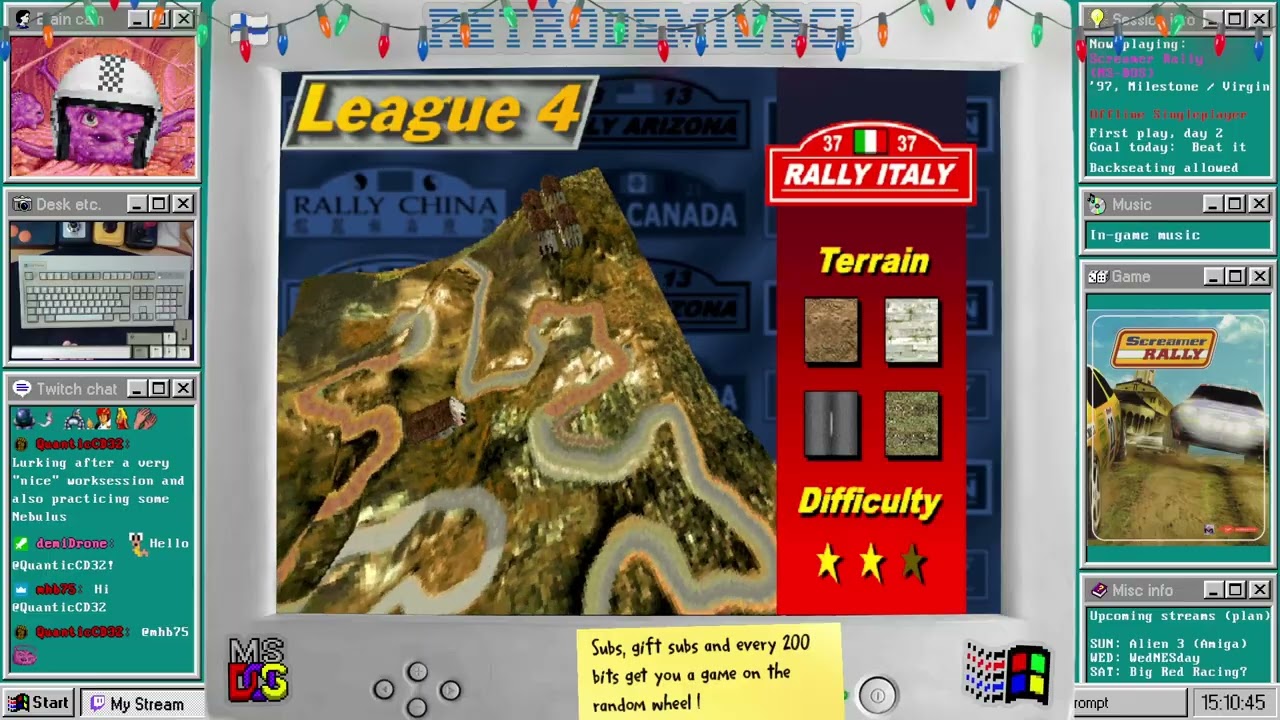 Screamer Rally (MS-DOS) - Beating the hardest league