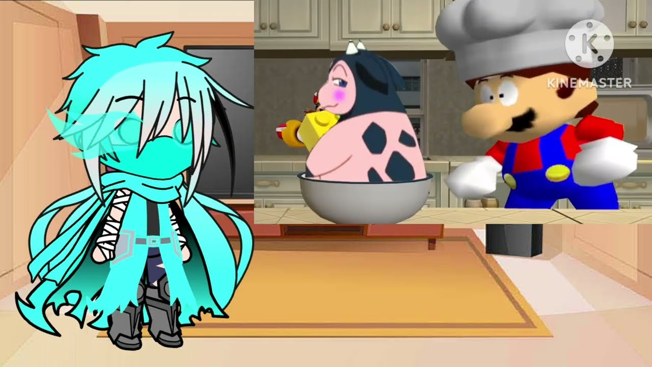 me and my OCs reacts to Mario Bakes a 