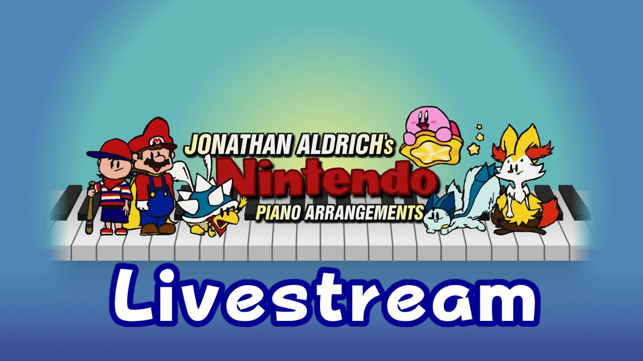 Live streaming VGM on piano!