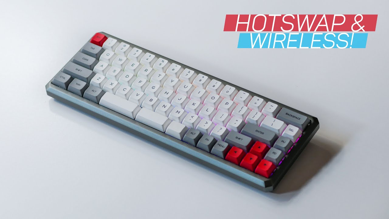 Wireless Hotswap Mechanical Keyboard! Epomaker G68XS