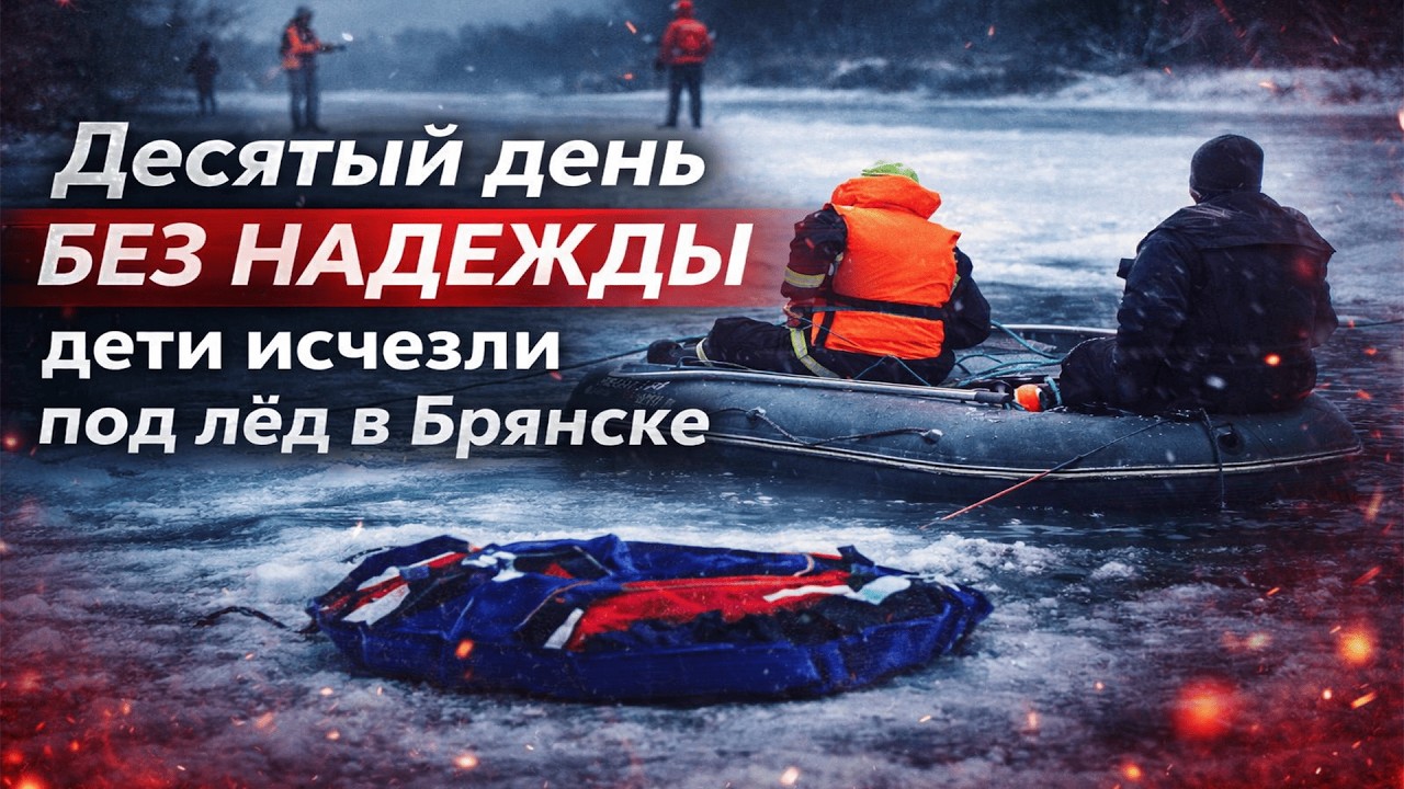 ТРАГЕДИЯ В БРЯНСКЕ: 10 ДНЕЙ СПАСАТЕЛИ ИЩУТ ПРОПАВШИХ ДЕТЕЙ ПОД ЛЕД НА РЕКЕ ДЕСНА — ЧТО ИЗВЕСТНО