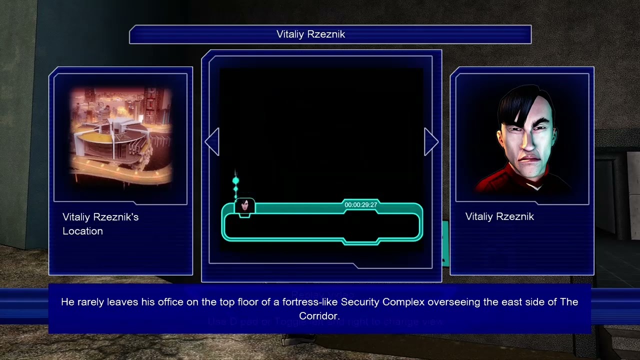 Crackdown - Vitaliy Rzeznik Killing & Intel