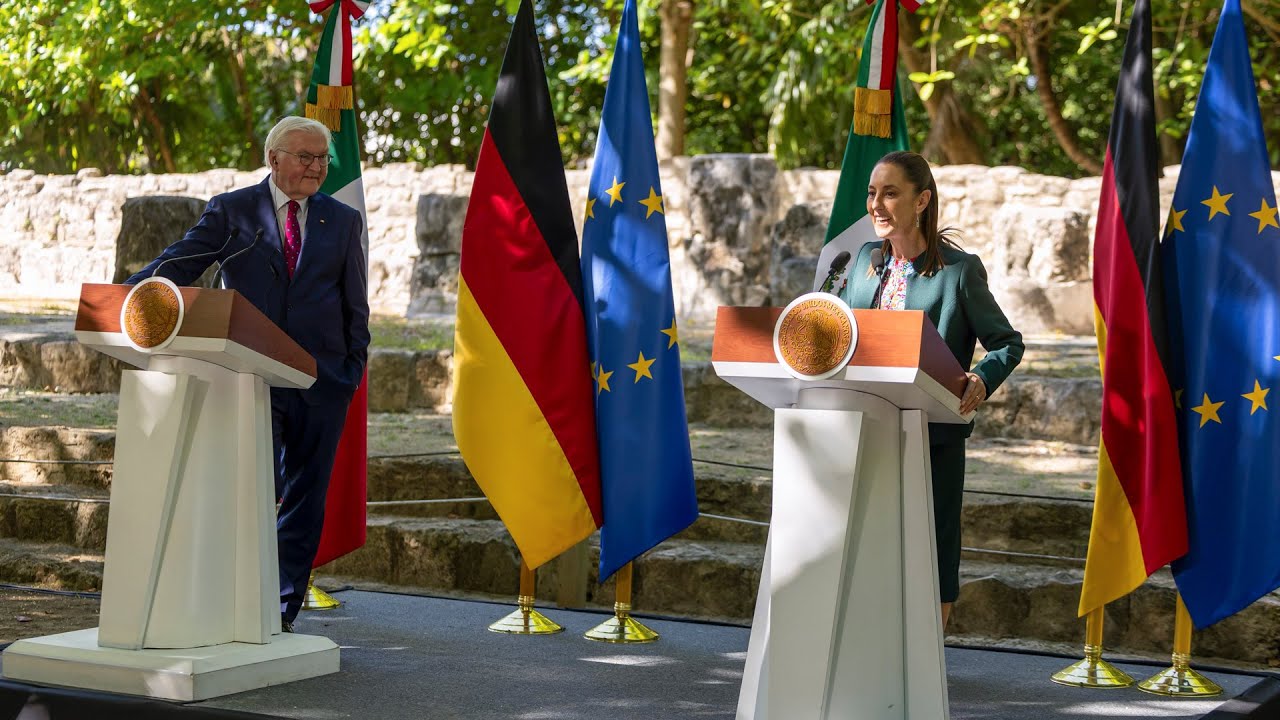 Conferencia de prensa México-Alemania. Quintana Roo