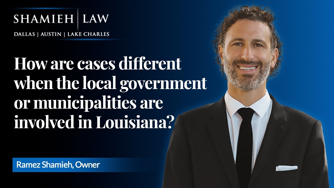 How Are Wrongful Death Cases Different When Local Government are involved in Louisiana?