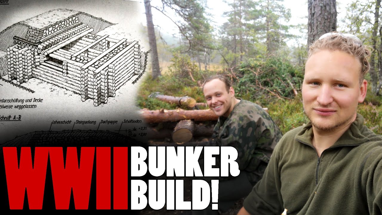 German WW2 Log Bunker Build (1) – And so it begins!