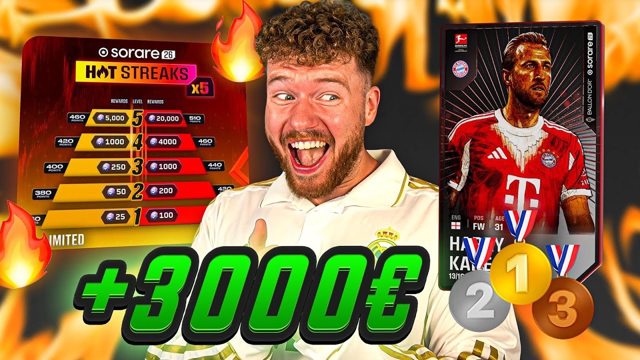 MEINE HOT STREAKS & REWARDS ESKALIEREN in SORARE 🤩