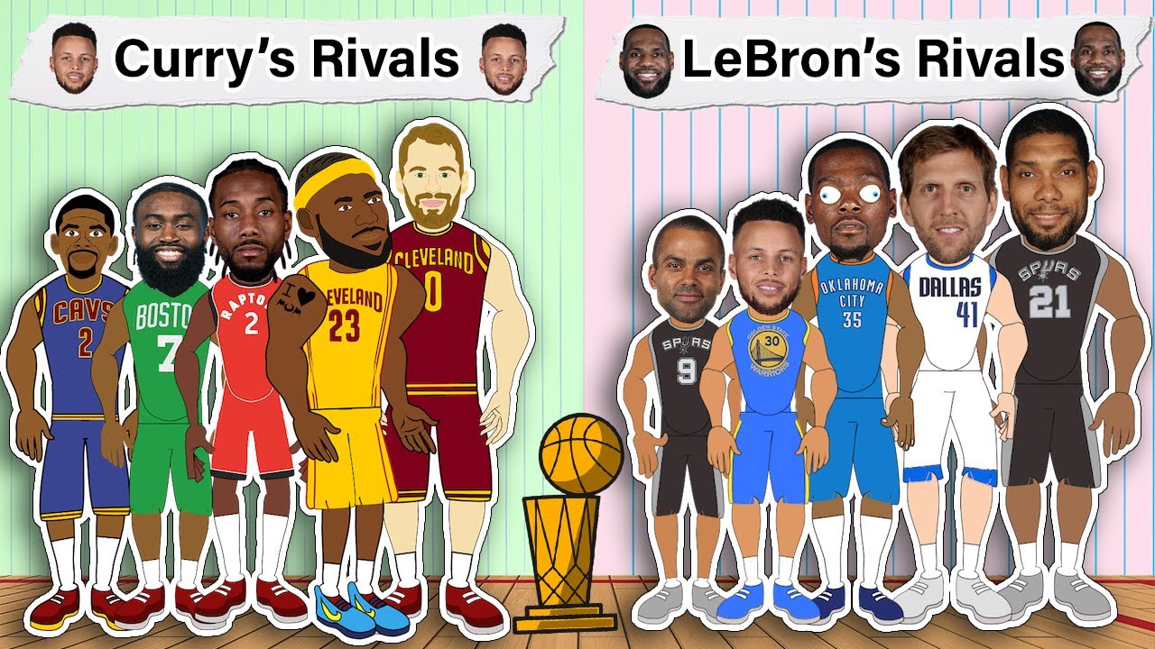 The Best NBA Finals Opponents Starting 5! (NBA Finals Rivalries)