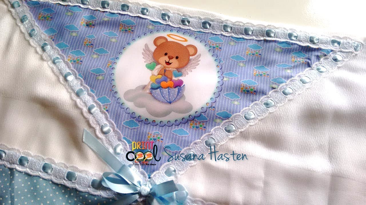 Manta para bebê linda e rápida