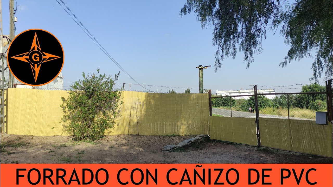 CERRAMIENTO  CON CAÑIZO DE PVC Y MANTENIMIENTO PUERTA ENTRADA A LA PARCELA / GINESSOT