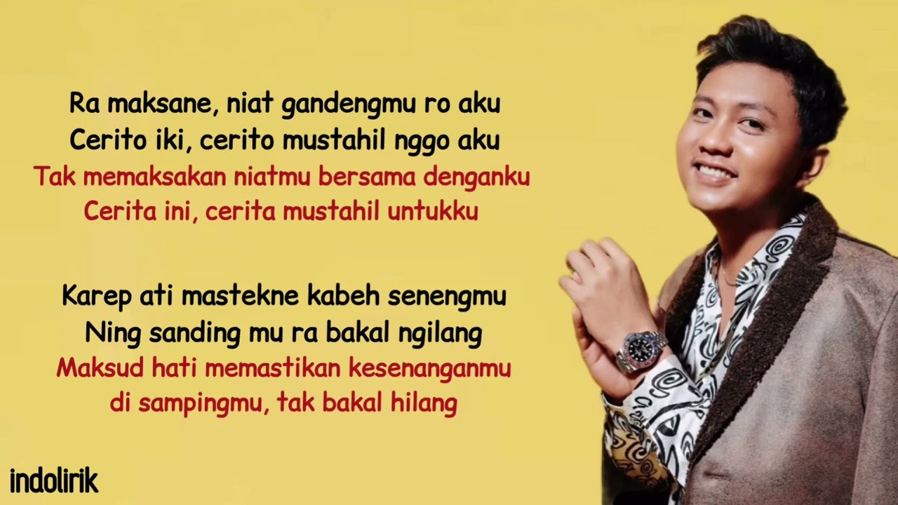 Crito Mustahil - Denny Caknan | Lirik Lagu Terjemahan