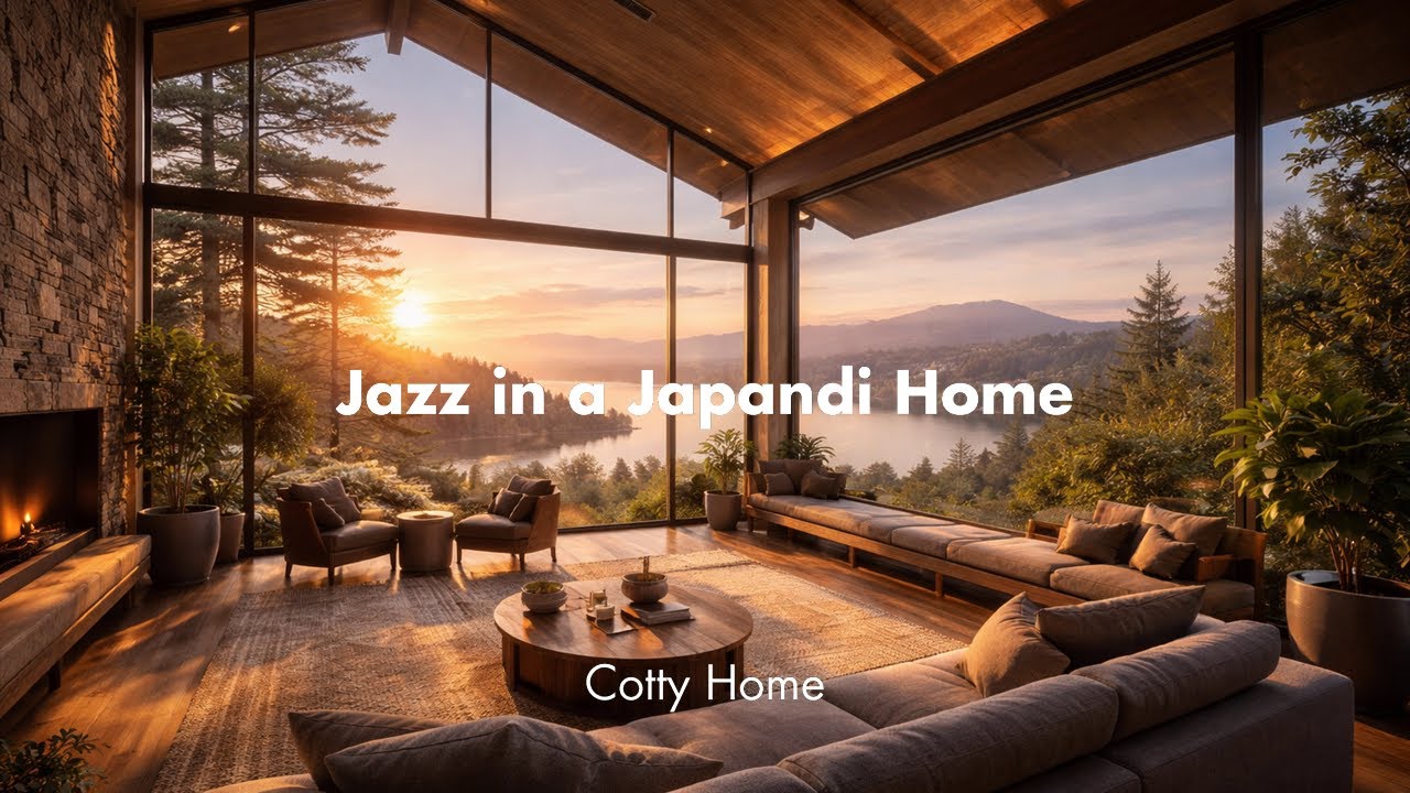 朝を迎えるリビングとJazzのある時間 | Morning Calm Jazz in a Beautiful Living Space