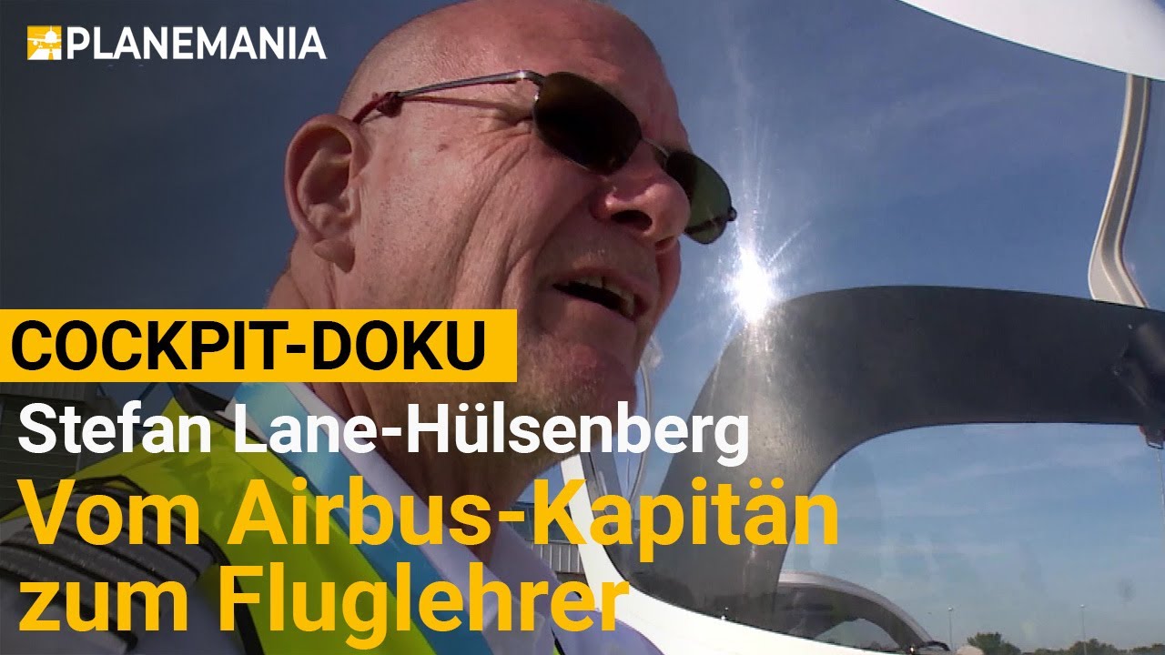 Vom Airbus A340-Kapit&auml;n zum Fluglehrer: Stefan Lane-H&uuml;lsenberg in Ausbildung