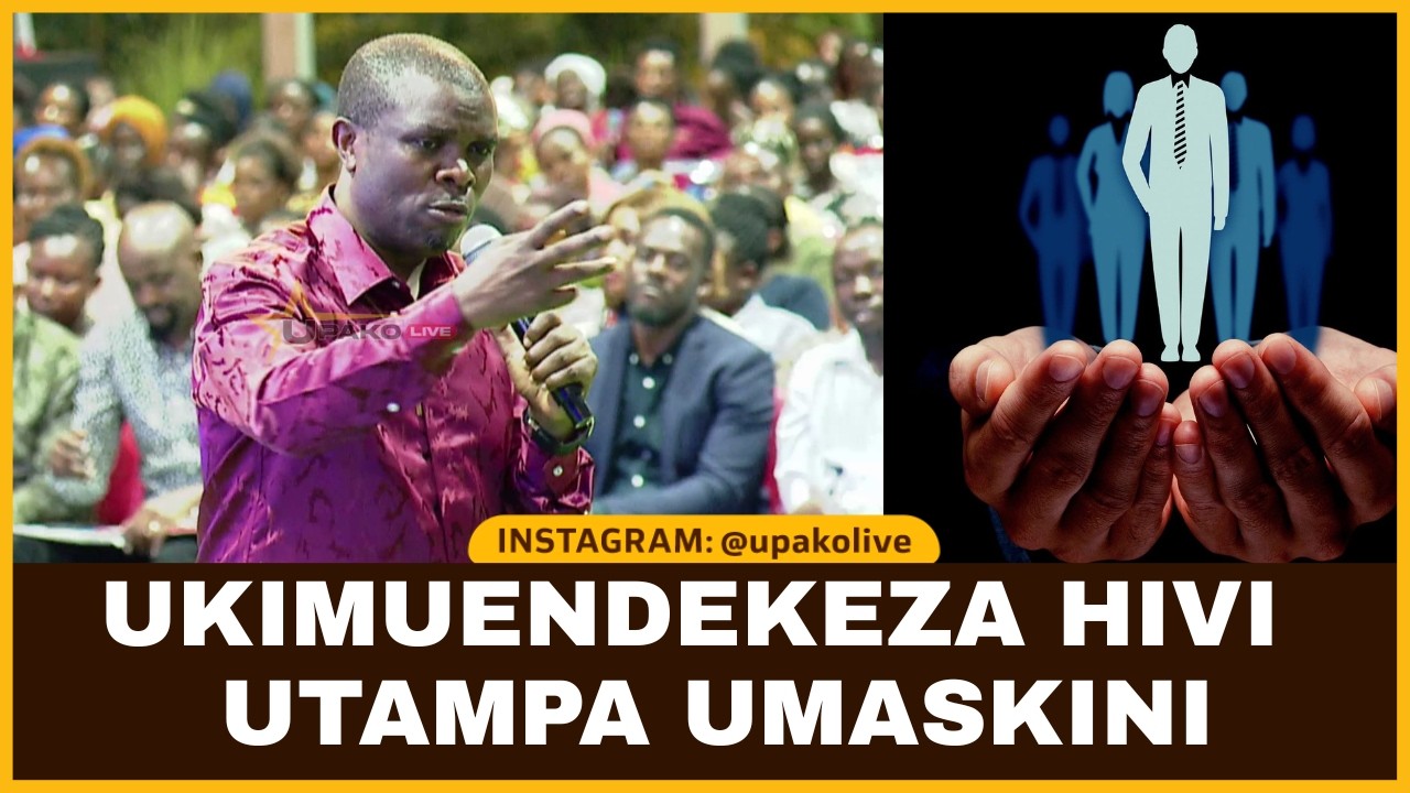 UKIMUENDEKEZA MTU WA HIVI UTAMUARIBU NA UTAMFANYA AWE MASKINI WA KUTUMWA