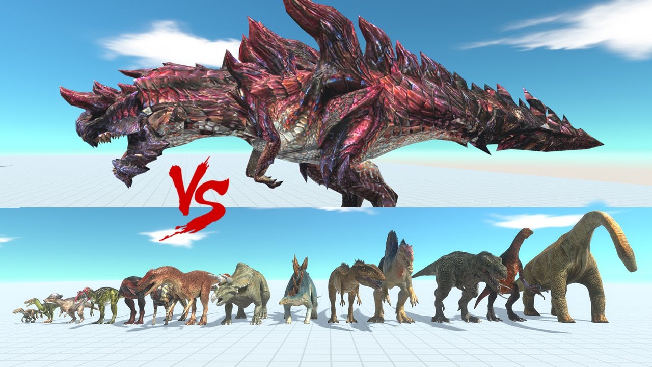 HELLBLADE T-REX vs ALL UNITS DINOSAURS
