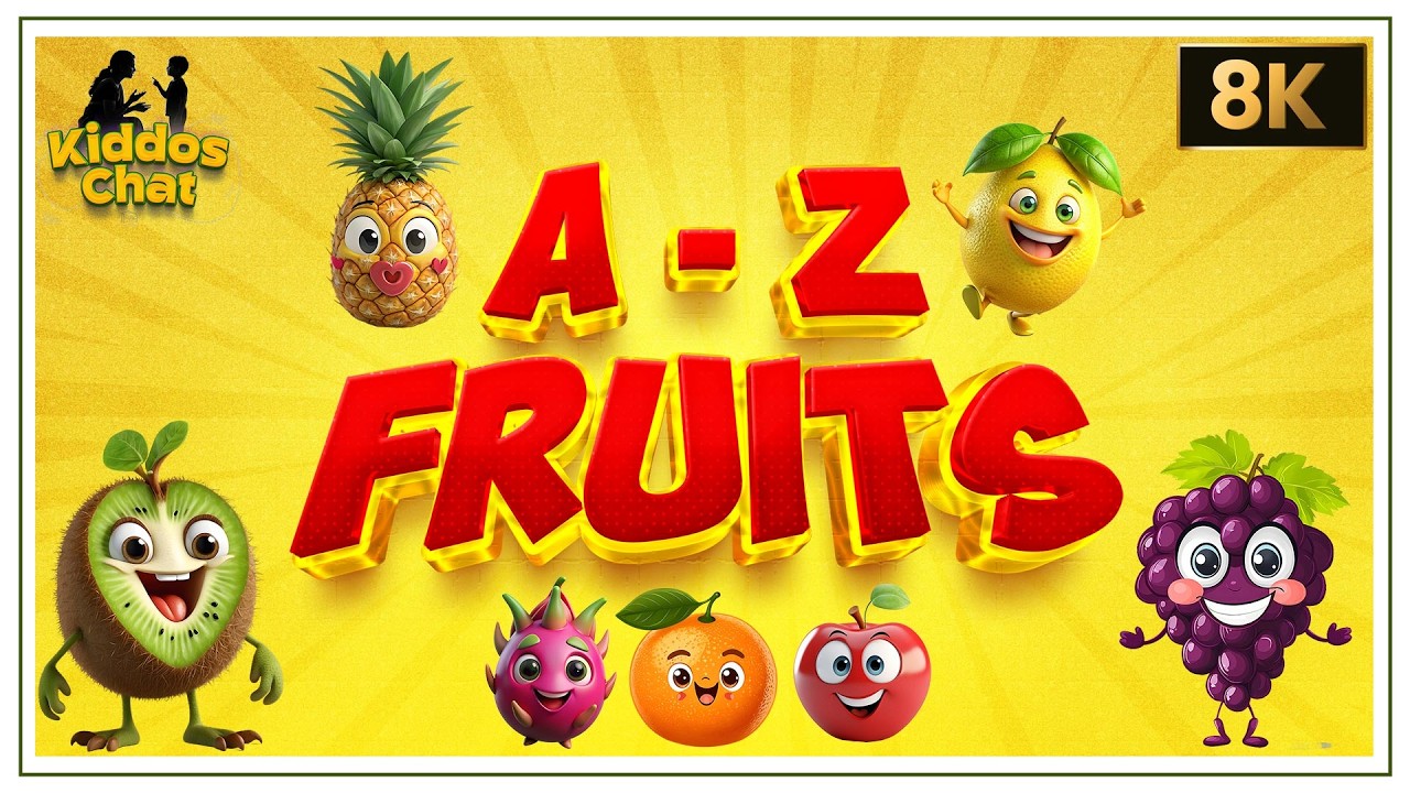 🎨👦Learning ABC's with My Son! | A to Z Fruits | Fun Alphabet Stories for Kids | Kiddos Chat