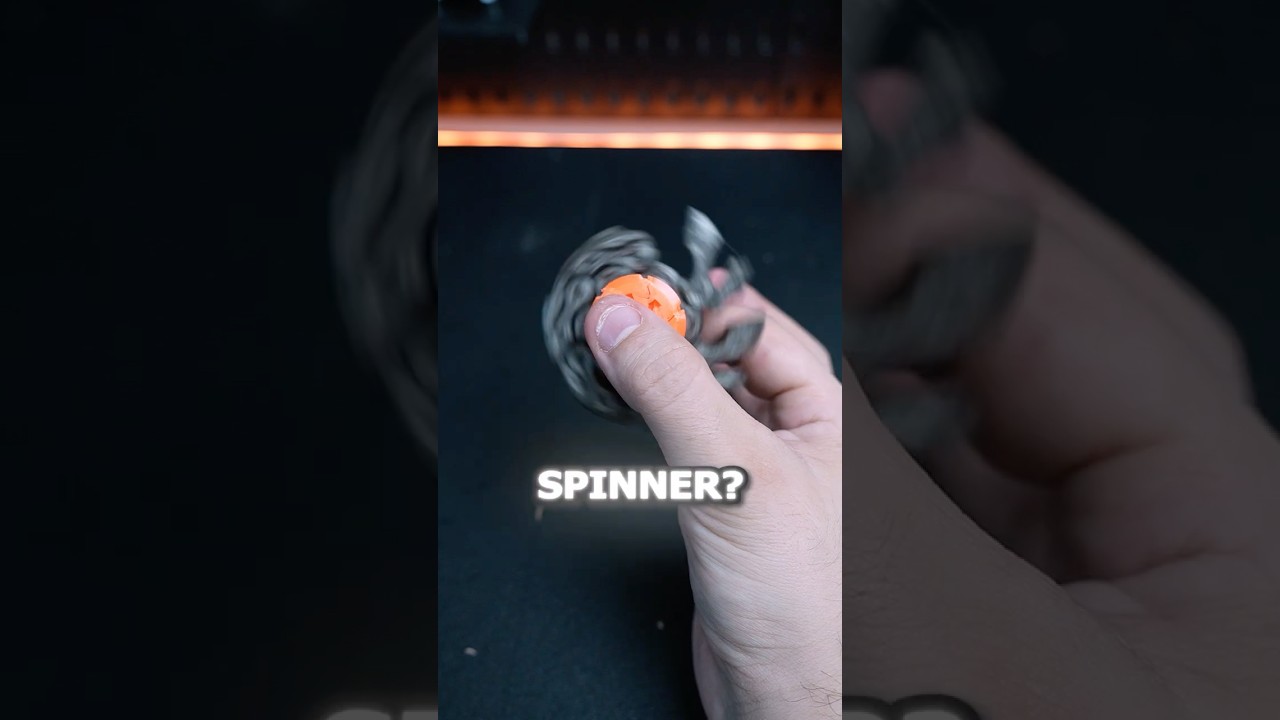 3D Printed Armored Fidget Spinner &ndash; Hypnotic Spin!
