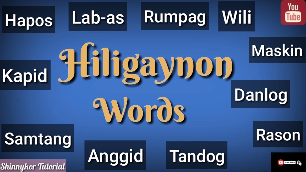 Hiligaynon Words with Examples| Learn Hiligaynon(ilonggo) to Tagalog| English Tutorial
