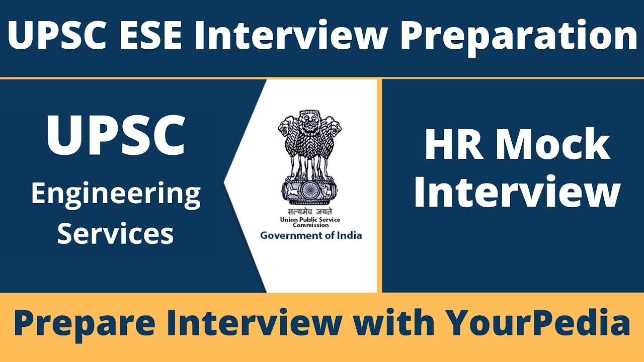 UPSC ESE HR Mock Interview | UPSC ESE Interview Preparation | UPSC ESE Personality Test Preparation