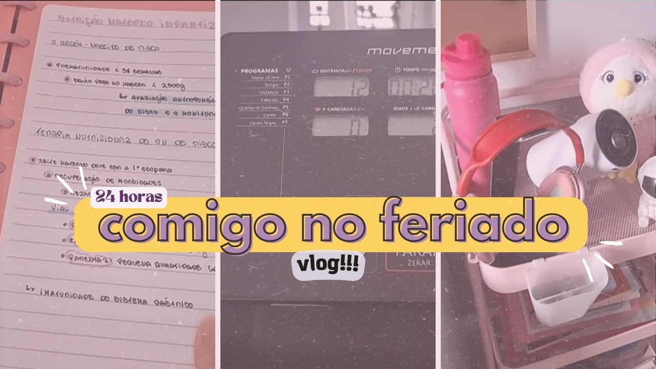 24 horas de um feriado comigo: resumos e meu carrinho organizador chegou!!!