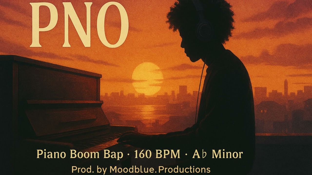 PNO | Dreamy Piano Boom Bap Type Beat | 160 BPM | Ab Minor | Chill Summer Hip-Hop | MoodBlue