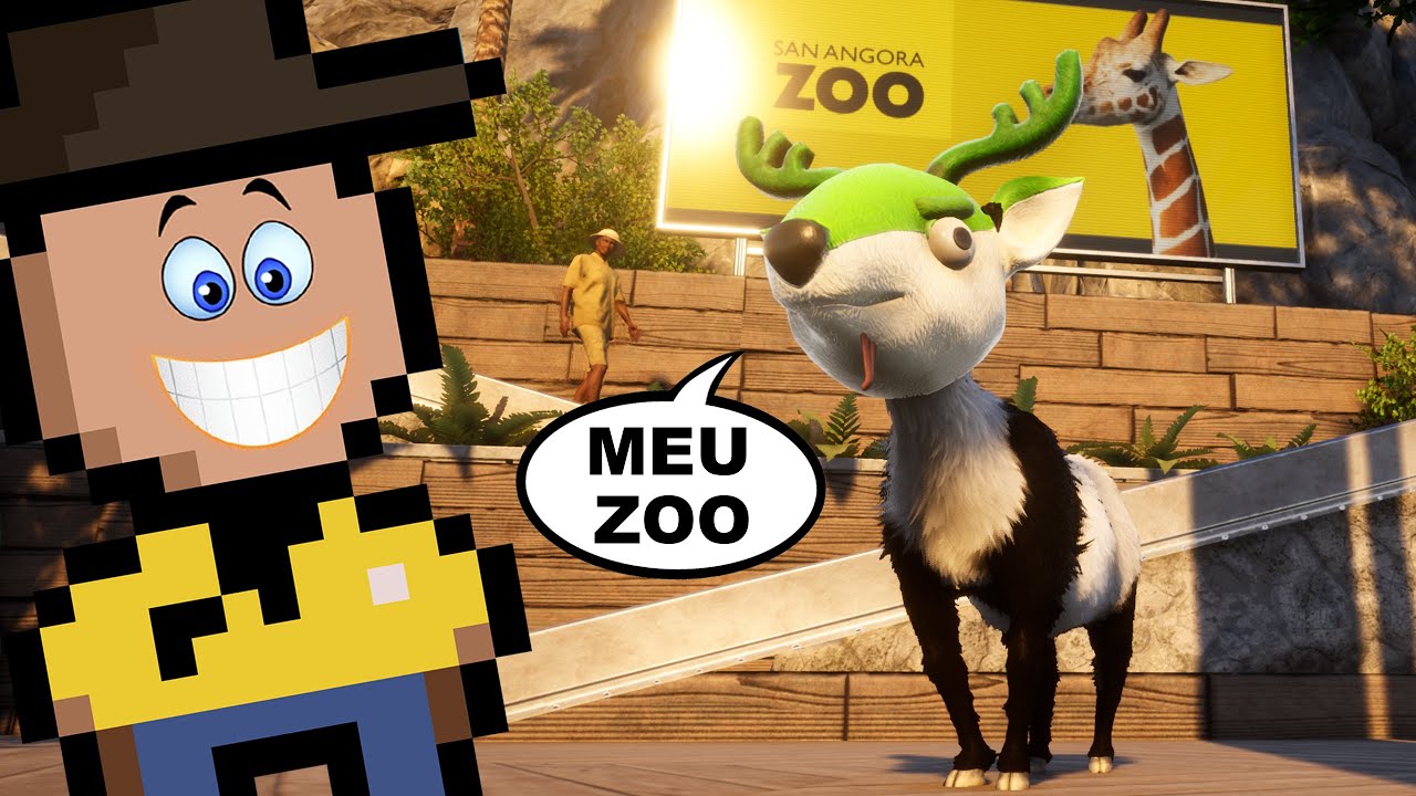 CABRA TOMA CONTA DO ZOOLÓGICO (Goat Simulator 3 • Parte 7)