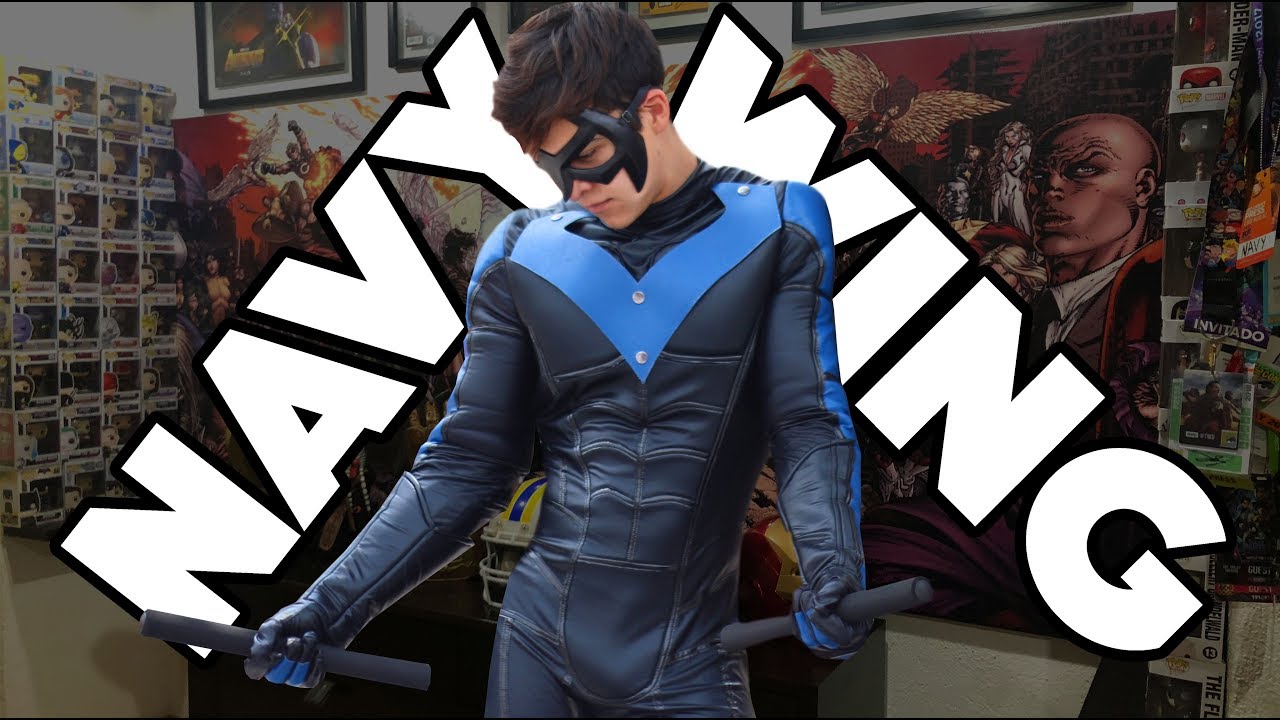 MI NUEVO TRAJE DE NIGHTWING / NAVY